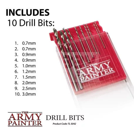 The Army Painter Fúrószár készlet 10 darabos (Drill Bits) TL5042