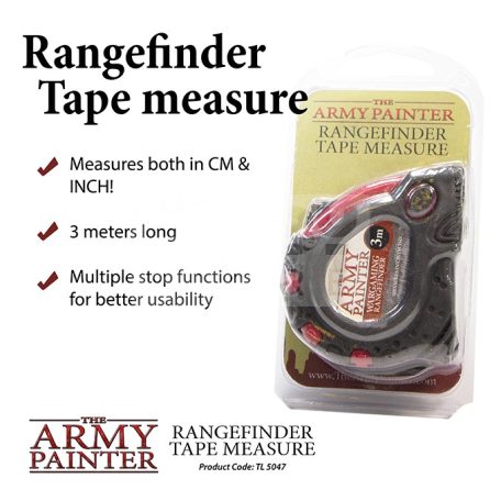 The Army Painter Rangefinder Tape Measure - Mérőszalag wargame játékosok részére TL5047