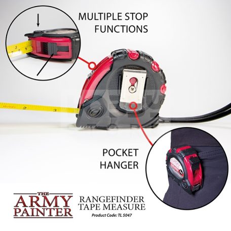 The Army Painter Rangefinder Tape Measure - Mérőszalag wargame játékosok részére TL5047