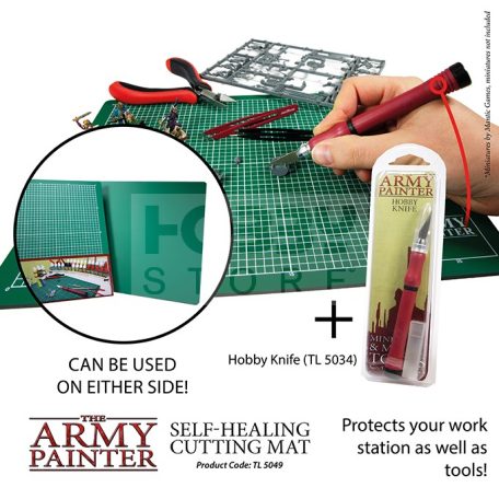The Army Painter A4 méretű öngyógyuló vágóalátét (Self-healing Cutting Mat ) TL5049