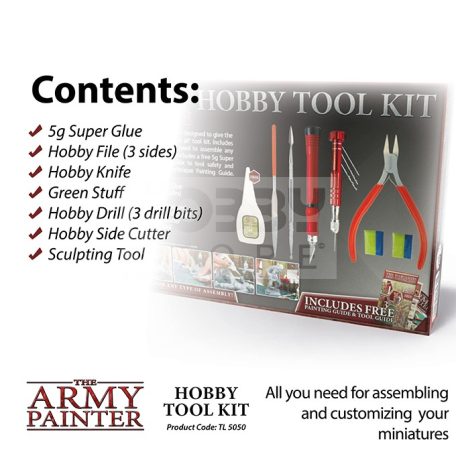The Army Painter Hobby Tool Kit Set-Hobbi szerszámkészlet TL5050