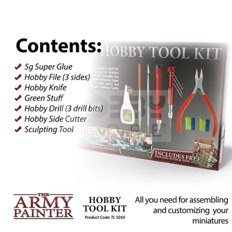 The Army Painter Hobby Tool Kit Set-Hobbi szerszámkészlet TL5050