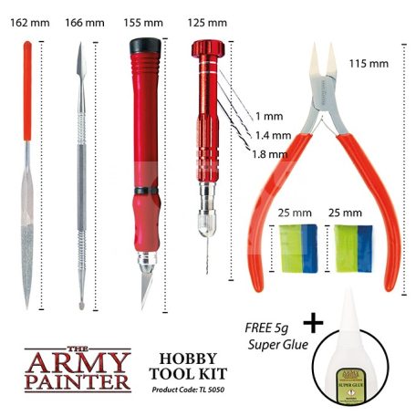 The Army Painter Hobby Tool Kit Set-Hobbi szerszámkészlet TL5050