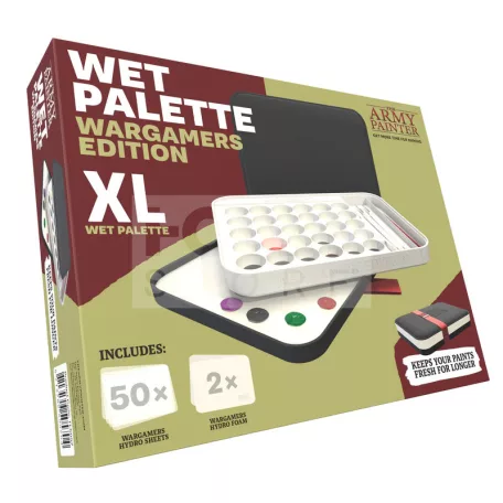 The Army Painter-Wargamers Edition Wet Palette- vizes paletta miniatűrök festéséhez TL5057