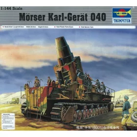   Trumpeter aknavető Karl Gerät 040 – 1:144 tüzérségi makett
