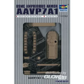  Trumpeter AAVP7A1 kétéltű jármű – 1:144 katonai jármű makett