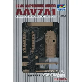  Trumpeter AAV7A1 kétéltű jármű – 1:144 katonai jármű makett