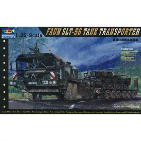   Trumpeter FAUN Elefant SLT-56 harckocsi-szállítójármű – 1:35 katonai jármű makett