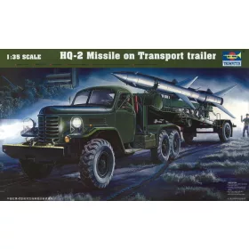   Trumpeter HQ-2 Guideline rakéta + töltőkabin – 1:35 rakéta-/légvédelmi rendszer makett