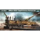 Trumpeter vasúti löveg Leopold 280 mm K5 (E) – 1:35 vasúti makett
