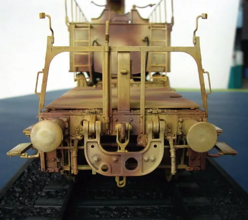 Trumpeter vasúti löveg Leopold 280 mm K5 (E) – 1:35 vasúti makett
