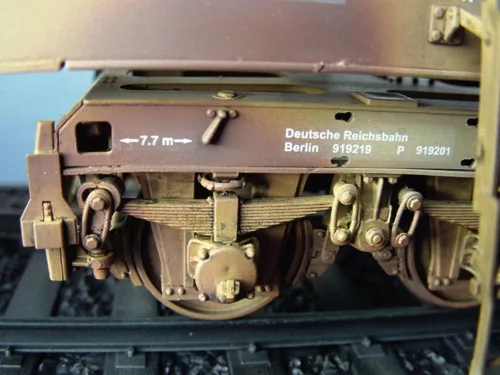 Trumpeter vasúti löveg Leopold 280 mm K5 (E) – 1:35 vasúti makett