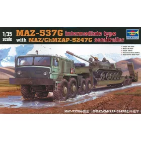   Trumpeter MAZ-537G köztes változat – 1:35 katonai jármű makett