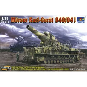   Trumpeter aknavető KARL-Gerät 040/041 – 1:35 tüzérségi makett