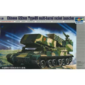   Trumpeter kínai Type 89 122 mm rakéta-sorozatvető – 1:35 rakéta-/légvédelmi rendszer makett