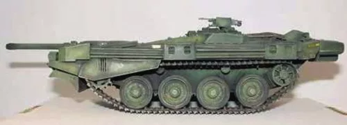 Trumpeter svéd Strv 103B MBT – 1:35 harcjármű makett