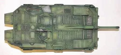 Trumpeter svéd Strv 103B MBT – 1:35 harcjármű makett