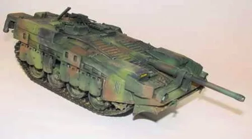 Trumpeter svéd Strv 103C harckocsi – 1:35 harcjármű makett