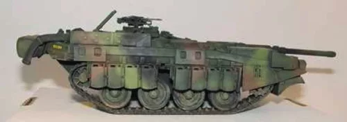 Trumpeter svéd Strv 103C harckocsi – 1:35 harcjármű makett