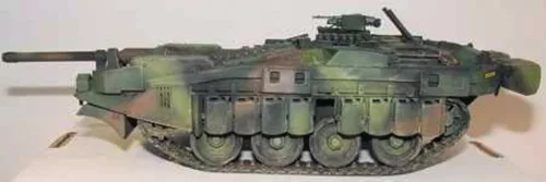 Trumpeter svéd Strv 103C harckocsi – 1:35 harcjármű makett
