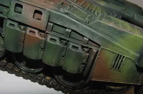 Trumpeter svéd Strv 103C harckocsi – 1:35 harcjármű makett