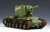 Trumpeter szovjet KV nagy tornyos harckocsi – 1:35 harcjármű makett