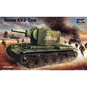 Trumpeter szovjet KV-2 harckocsi – 1:35 harcjármű makett