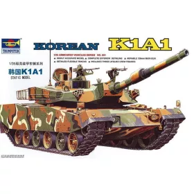   Trumpeter dél-koreai K1 harckocsi – 1:35 harcjármű makett