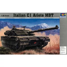   Trumpeter olasz C1 Ariete harckocsi – 1:35 harcjármű makett