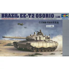   Trumpeter brazil EE-T2 Osório harckocsi – 1:35 harcjármű makett