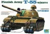 Trumpeter finn T-55 harckocsi aknamentesítővel – 1:35 harcjármű makett