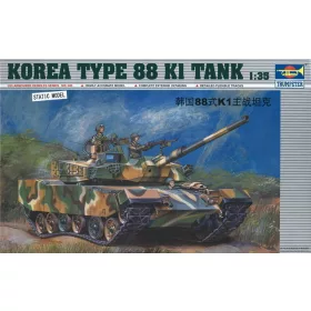   Trumpeter dél-koreai Type 88 K1 harckocsi – 1:35 harcjármű makett