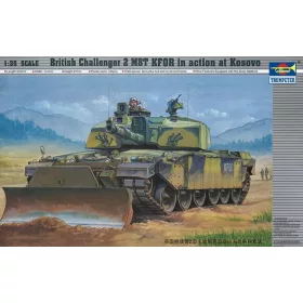   Trumpeter Challenger II KFOR – koszovói bevetés – 1:35 harcjármű makett