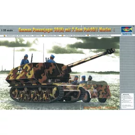   Trumpeter Pz. Kpfw. 39(H) Marder páncélvadász 7,5 cm Pak 40/1 löveggel – 1:35 harcjármű makett