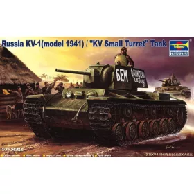   Trumpeter szovjet KV-1 – 1941-es változat – 1:35 harcjármű makett