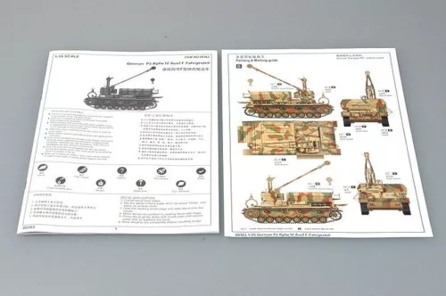 Trumpeter német Pz.Kpfw. IV Ausf. F alváz – 1:35 harcjármű makett