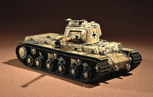 Trumpeter német Pz.Kpfw. KV-1 756(r) harckocsi – 1:35 harcjármű makett