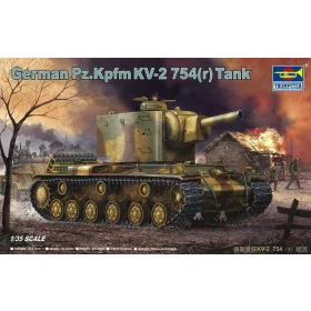   Trumpeter német Pz. Kpfwg. KV-2 754 – 1:35 harcjármű makett