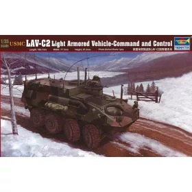   Trumpeter USMC LAV-C2 parancsnoki és vezetési jármű – 1:35 harcjármű makett
