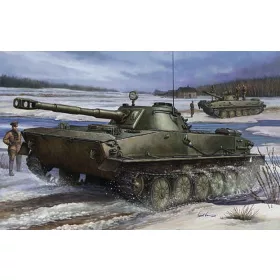   Trumpeter PT-76 könnyű kétéltű harckocsi – 1:35 harcjármű makett
