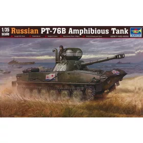 Trumpeter szovjet PT-76B – 1:35 harcjármű makett