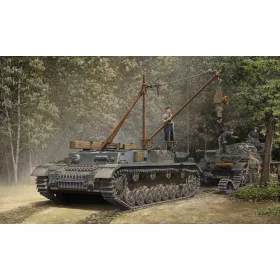   Trumpeter német Bergepanzer IV műszaki mentőjármű – 1:35 katonai jármű makett