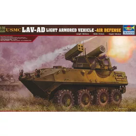   Trumpeter USMC LAV-AD légvédelmi jármű – 1:35 rakéta-/légvédelmi rendszer makett