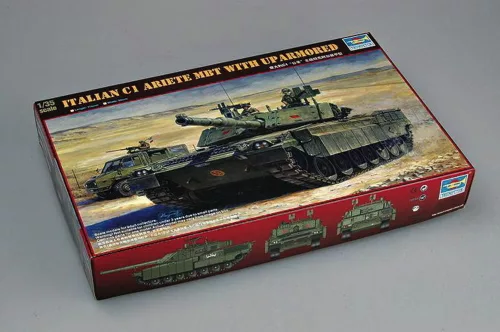 Trumpeter olasz Ariete C1 fő harckocsi – 1:35 harcjármű makett