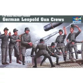   Trumpeter német tüzérségi kezelőszemélyzet – Leopold vasúti löveghez – 1:35 figura szett