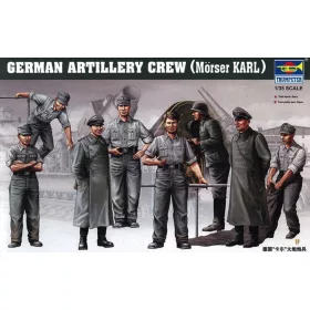   Trumpeter német tüzérségi kezelőszemélyzet – Mörser Karlhoz – 1:35 figura szett