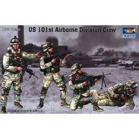   Trumpeter amerikai 101. légideszant hadosztály személyzete – 1:35 figura szett