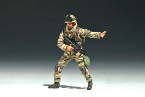 Trumpeter amerikai 101. légideszant hadosztály személyzete – 1:35 figura szett