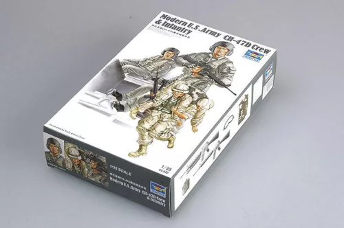 Trumpeter modern amerikai CH-47D személyzet és gyalogság – 1:35 figura szett