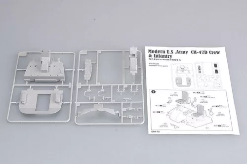 Trumpeter modern amerikai CH-47D személyzet és gyalogság – 1:35 figura szett